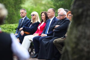 07.09.2025. Polichno. Oddanie hołdu bohaterom II wojny światowej / Fot. Wiktor Taszłow - Radio Kielce