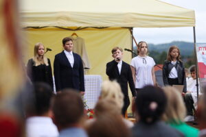 07.09.2025. Polichno. Oddanie hołdu bohaterom II wojny światowej / Fot. Wiktor Taszłow - Radio Kielce