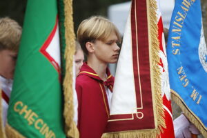 07.09.2025. Polichno. Oddanie hołdu bohaterom II wojny światowej / Fot. Wiktor Taszłow - Radio Kielce