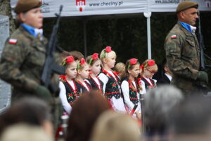 07.09.2025. Polichno. Oddanie hołdu bohaterom II wojny światowej / Fot. Wiktor Taszłow - Radio Kielce