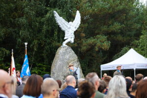 07.09.2025. Polichno. Oddanie hołdu bohaterom II wojny światowej / Fot. Wiktor Taszłow - Radio Kielce