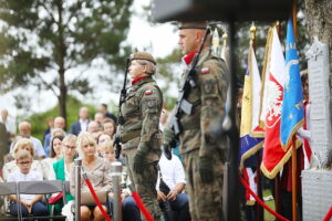 07.09.2025. Polichno. Oddanie hołdu bohaterom II wojny światowej / Fot. Wiktor Taszłow - Radio Kielce