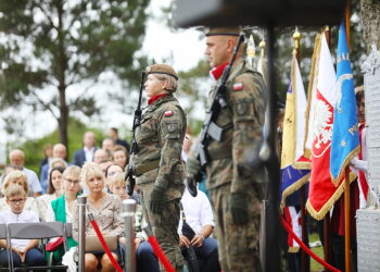 07.09.2025. Polichno. Oddanie hołdu bohaterom II wojny światowej / Fot. Wiktor Taszłow - Radio Kielce