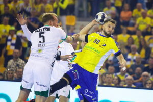 25.09.2025. Kielce. Mecz 3. kolejki Ligi Mistrzów piłkarzy ręcznych Industria Kielce - Fuechse Berlin / Fot. Wiktor Taszłow - Radio Kielce