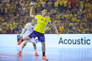 25.09.2025. Kielce. Mecz 3. kolejki Ligi Mistrzów piłkarzy ręcznych Industria Kielce - Fuechse Berlin / Fot. Wiktor Taszłow - Radio Kielce