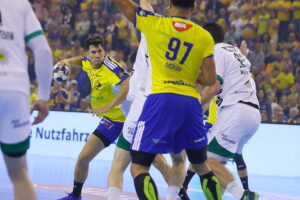 25.09.2025. Kielce. Mecz 3. kolejki Ligi Mistrzów piłkarzy ręcznych Industria Kielce - Fuechse Berlin / Fot. Wiktor Taszłow - Radio Kielce
