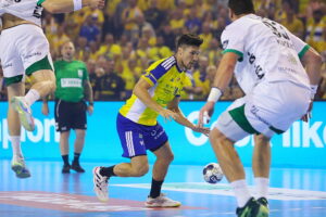 25.09.2025. Kielce. Mecz 3. kolejki Ligi Mistrzów piłkarzy ręcznych Industria Kielce - Fuechse Berlin / Fot. Wiktor Taszłow - Radio Kielce