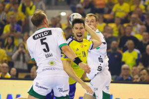 25.09.2025. Kielce. Mecz 3. kolejki Ligi Mistrzów piłkarzy ręcznych Industria Kielce - Fuechse Berlin / Fot. Wiktor Taszłow - Radio Kielce