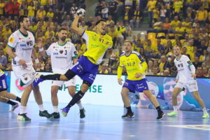 25.09.2025. Kielce. Mecz 3. kolejki Ligi Mistrzów piłkarzy ręcznych Industria Kielce - Fuechse Berlin / Fot. Wiktor Taszłow - Radio Kielce