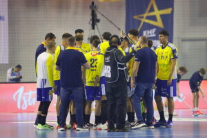 25.09.2025. Kielce. Mecz 3. kolejki Ligi Mistrzów piłkarzy ręcznych Industria Kielce - Fuechse Berlin / Fot. Wiktor Taszłow - Radio Kielce