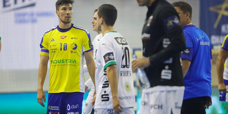 25.09.2025. Kielce. Mecz 3. kolejki Ligi Mistrzów piłkarzy ręcznych Industria Kielce - Fuechse Berlin / Fot. Wiktor Taszłow - Radio Kielce