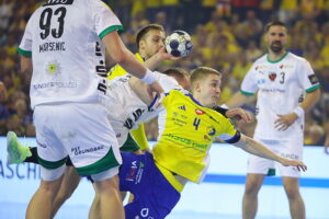 25.09.2025. Kielce. Mecz 3. kolejki Ligi Mistrzów piłkarzy ręcznych Industria Kielce - Fuechse Berlin / Fot. Wiktor Taszłow - Radio Kielce