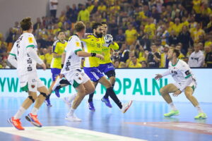 25.09.2025. Kielce. Mecz 3. kolejki Ligi Mistrzów piłkarzy ręcznych Industria Kielce - Fuechse Berlin / Fot. Wiktor Taszłow - Radio Kielce