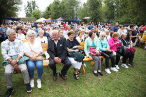 07.09.2025. Tokarnia. Park Etnograficzny. Dożynki wojewódzkie / Fot. Wiktor Taszłow - Radio Kielce