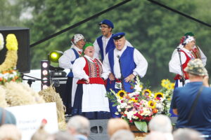 07.09.2025. Tokarnia. Park Etnograficzny. Dożynki wojewódzkie / Fot. Wiktor Taszłow - Radio Kielce