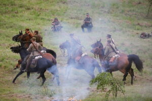 07.09.2025. Chęciny. XVIII Piknik Historyczny „II wojna światowa w Chęcinach” / Fot. Wiktor Taszłow - Radio Kielce