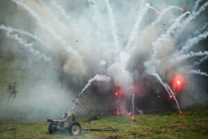 07.09.2025. Chęciny. XVIII Piknik Historyczny „II wojna światowa w Chęcinach” / Fot. Wiktor Taszłow - Radio Kielce