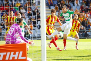 27.09.2025 Kielce. Mecz Korona Kielce - Lechia Gdańsk / Fot. Wiktor Taszłow - Radio Kielce