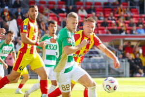 27.09.2025 Kielce. Mecz Korona Kielce - Lechia Gdańsk / Fot. Wiktor Taszłow - Radio Kielce