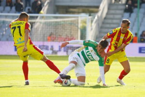 27.09.2025 Kielce. Mecz Korona Kielce - Lechia Gdańsk / Fot. Wiktor Taszłow - Radio Kielce