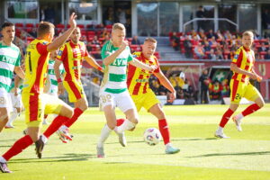 27.09.2025 Kielce. Mecz Korona Kielce - Lechia Gdańsk / Fot. Wiktor Taszłow - Radio Kielce