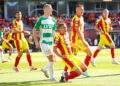 27.09.2025 Kielce. Mecz Korona Kielce - Lechia Gdańsk / Fot. Wiktor Taszłow - Radio Kielce
