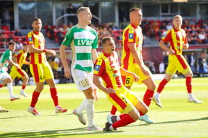 27.09.2025 Kielce. Mecz Korona Kielce - Lechia Gdańsk / Fot. Wiktor Taszłow - Radio Kielce