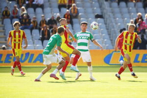 27.09.2025 Kielce. Mecz Korona Kielce - Lechia Gdańsk / Fot. Wiktor Taszłow - Radio Kielce