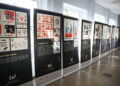 08.09.2025. Kielce. Wojewódzka Biblioteka Publiczna. Wernisaż wystawy: PRZEMILCZANE HISTORIE na znaczkach Poczty Podziemnej z lat osiemdziesiątych XX wieku / Fot. Wiktor Taszłow - Radio Kielce