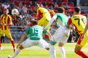 27.09.2025 Kielce. Mecz Korona Kielce - Lechia Gdańsk / Fot. Wiktor Taszłow - Radio Kielce