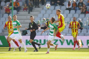 27.09.2025 Kielce. Mecz Korona Kielce - Lechia Gdańsk / Fot. Wiktor Taszłow - Radio Kielce