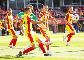 27.09.2025 Kielce. Mecz Korona Kielce - Lechia Gdańsk / Fot. Wiktor Taszłow - Radio Kielce