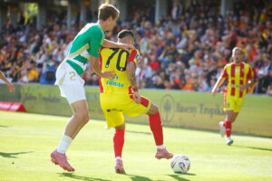 27.09.2025 Kielce. Mecz Korona Kielce - Lechia Gdańsk / Fot. Wiktor Taszłow - Radio Kielce