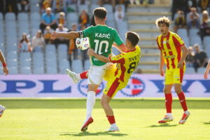 27.09.2025 Kielce. Mecz Korona Kielce - Lechia Gdańsk / Fot. Wiktor Taszłow - Radio Kielce