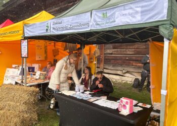 17.09.2025. Tokarnia. Park Etnograficzny. Spotkanie integracyjne Zakładów Aktywności Zawodowej / Fot. Iwona Murawska-Bujnowicz - Radio Kielce