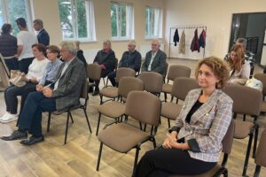 24.09.2025. Ciszyca. Podpisanie umowy na remont drogi wojewódzkiej / Fot. Grażyna Szlęzak -Wójcik - Radio Kielce