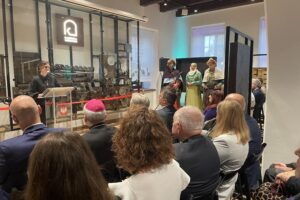 26.09.2025. Sandomierz. Uroczyste otwarcie kamienicy Oleśnickich / Fot. Grażyna Szlęzak - Radio Kielce