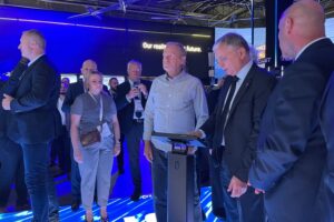 03.09.2025. Kielce. Targi Kielce. Premier Donald Tusk z wizytą na MSPO / Fot. Aleksandra Kwaśniewska - Radio Kielce