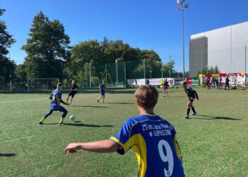 27.09.2025. Kielce. Turniej piłkarski zorganizowany przez Stowarzyszenie Kibiców „Zjednoczona Korona” / Fot. Rafał Szymczyk - Radio Kielce