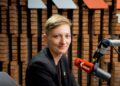 12.09.2025. Radio Kielce. Rozmowa Dnia. Na zdjęciu: Agata Wojda - prezydentka Kielc / Fot. Piotr Kwaśniewski - Radio Kielce