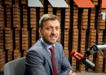 18.09.2025. Radio Kielce. Rozmowa Dnia. Na zdjęciu: Piotr Ziółkowski - dyrektor generalny GUM / Fot. Piotr Kwaśniewski - Radio Kielce