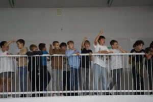 24.09.2025. Kielce. Świętokrzyska Liga Szkół Podstawowych w piłce ręcznej dziewcząt kl. 8 i młodszych / Fot. Adrian Karwat - Radio Kielce