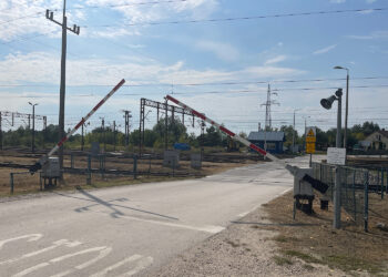 8.09.2025. Trzcianki. Przejazd kolejowo-drogowy / Fot. Wiktor Taszłow – Radio Kielce