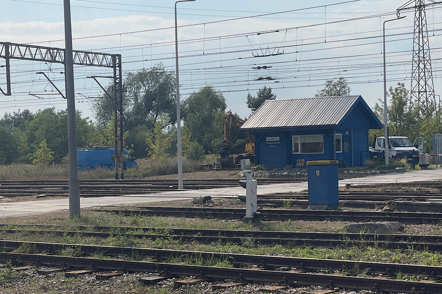 8.09.2025. Trzcianki. Przejazd kolejowo-drogowy / Fot. Wiktor Taszłow – Radio Kielce 8.09.2025. Trzcianki. Przejazd kolejowo-drogowy / Fot. Wiktor Taszłow – Radio Kielce