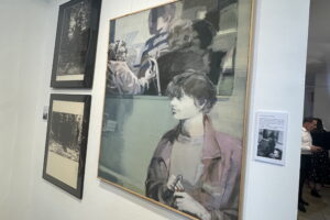 Widok z okna pracowni. Tak patrzył na świat sandomierski artysta