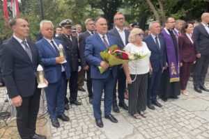 01.09.2025. Sandomierz. Uroczystości upamiętniające 86. rocznicę wybuchu II wojny światowej / Fot. Grażyna Szlęzak-Wójcik - Radio Kielce