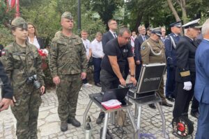 01.09.2025. Sandomierz. Uroczystości upamiętniające 86. rocznicę wybuchu II wojny światowej / Fot. Grażyna Szlęzak-Wójcik - Radio Kielce