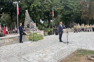 01.09.2025. Sandomierz. Uroczystości upamiętniające 86. rocznicę wybuchu II wojny światowej / Fot. Grażyna Szlęzak-Wójcik - Radio Kielce
