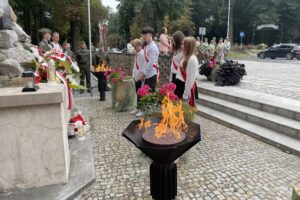 01.09.2025. Sandomierz. Uroczystości upamiętniające 86. rocznicę wybuchu II wojny światowej / Fot. Grażyna Szlęzak-Wójcik - Radio Kielce