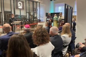 26.09.2025. Sandomierz. Uroczyste otwarcie kamienicy Oleśnickich / Fot. Grażyna Szlęzak - Radio Kielce